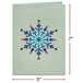 Snowflake Flower Pop Up Card