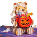 Halloween Bear mummy pop-up card open, part of Halloween 3-pack bundle