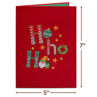 Thumbnail for Ho Ho Ho Christmas Popup Card