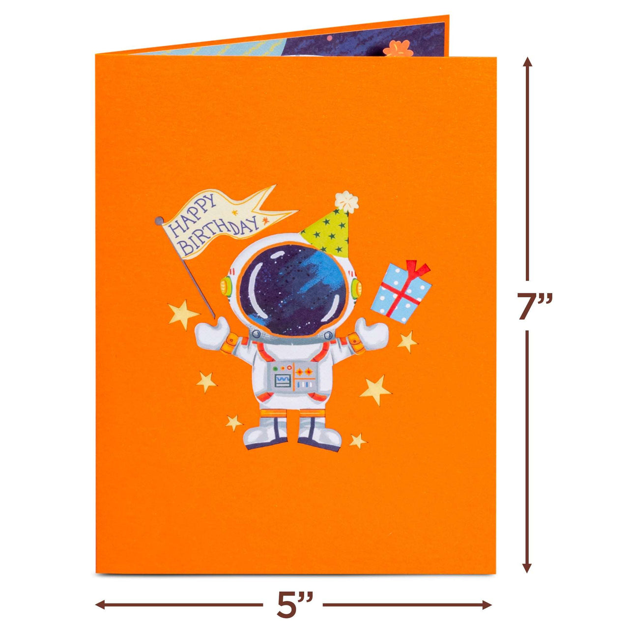 Happy Birthday Astronaut Pop Up Card