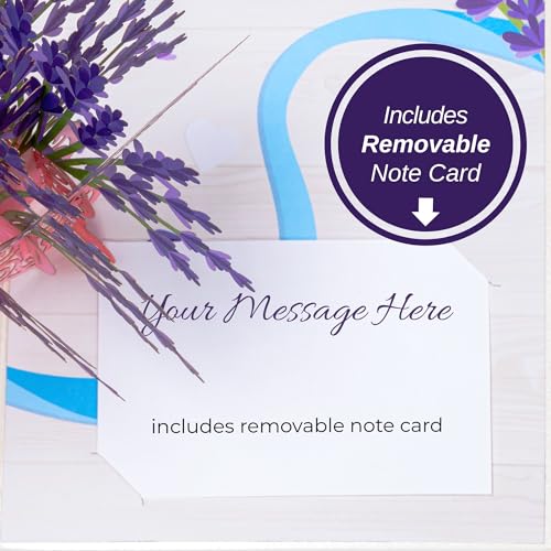 Lavender Pop Up Card