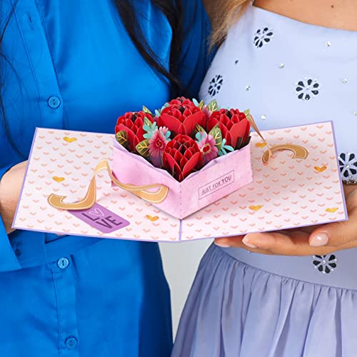 Box of Roses Pop Up Card