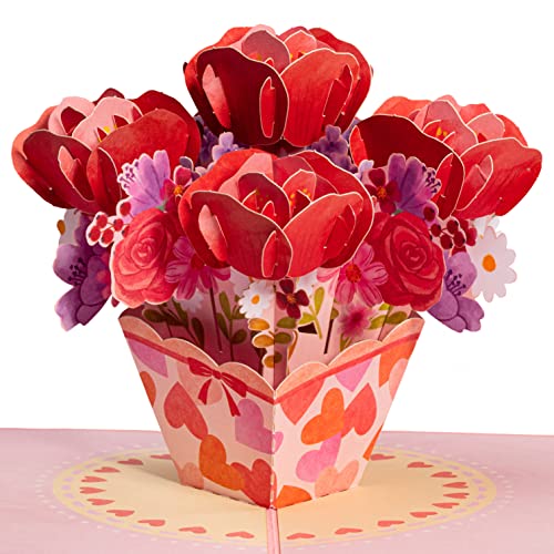 Paper Love Pop Up Cards - Roses Pop Up Card - Pop of Art