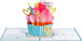 Happy Birthday Cupcake Pop Up Card, with Keepsake