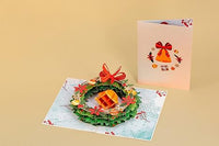 Thumbnail for Christmas Wreath Pop Up Card