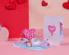 Love Air Balloon Pop Up Card