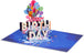 Happy Birthday Balloons Pop Up Card