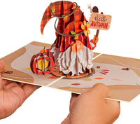 Thumbnail for Fall Gnome Pop Up Card