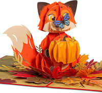 Thumbnail for Fall Fox Pop Up Card