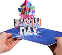 Thumbnail for Happy Birthday Balloons Pop Up Card
