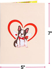 Pup's Love Cabin Pop Up Card, with Keepsake - 5