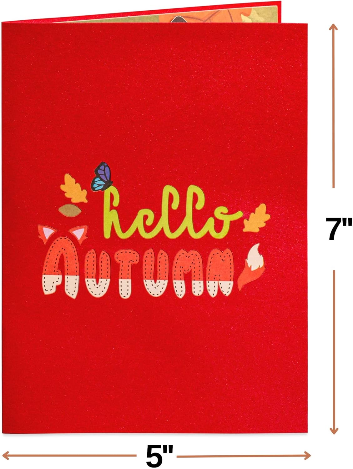 Fall Fox Pop Up Card