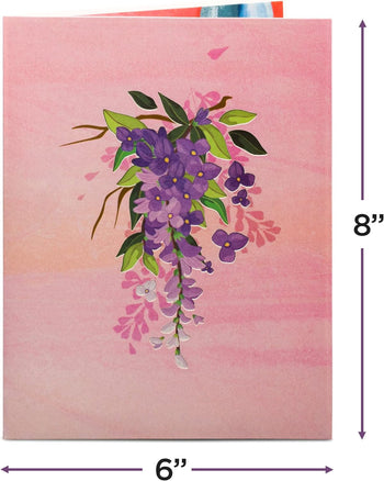 Wisteria Pop Up Card - Frndly