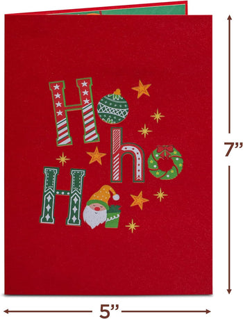 Ho Ho Ho Pop Up Card