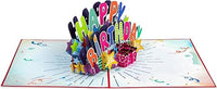 Thumbnail for Happy Birthday Pop Up Card (Hot Pink)