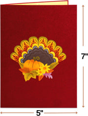 Thanksgiving Turkey Pop Up Card