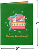 Meowy Cat Pop Up Christmas Card