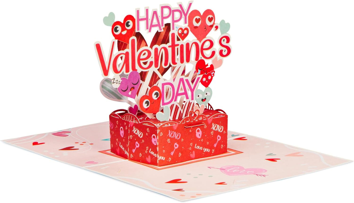 Happy Valentines Day Pop Up Card - Frndly 5" x 7"