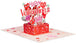 Happy Valentines Day Pop Up Card - Frndly 5" x 7"