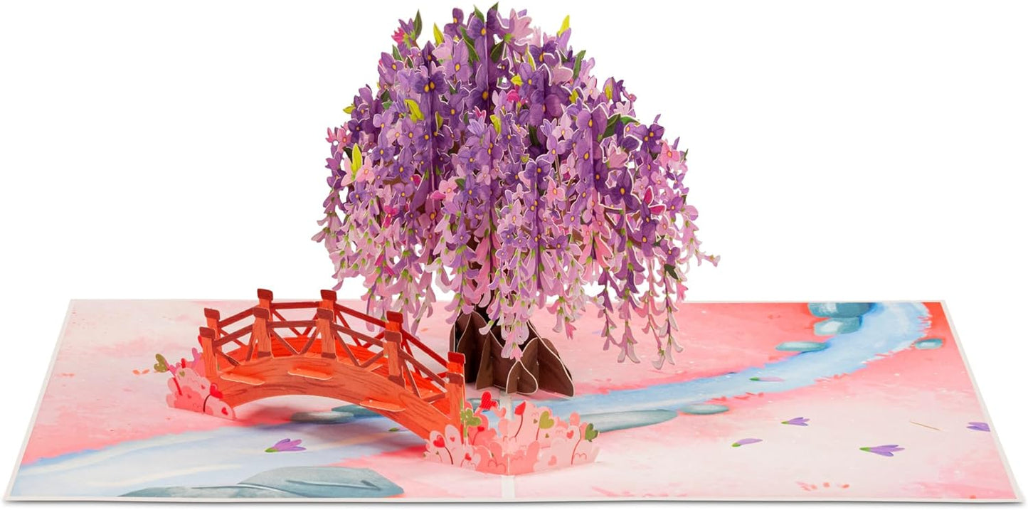 Wisteria Pop Up Card - Frndly