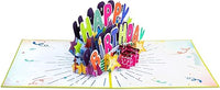 Thumbnail for Happy Birthday Pop Up Card (Neon Green)