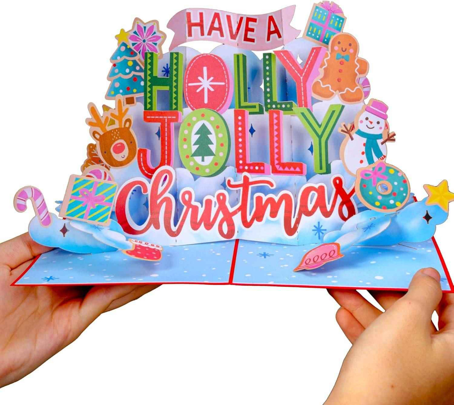 Holly Jolly Pop Up Christmas Card