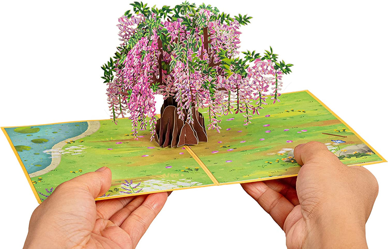 Wisteria Pop Up Card - Pop of Art