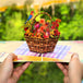 Fall Flower Basket Frndly Pop Up Card