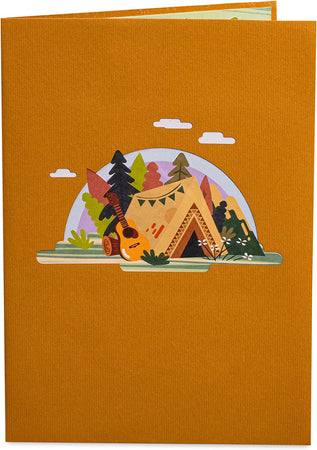 Camping Pop Up Card