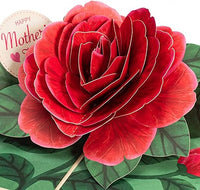 Thumbnail for Red Camellia Pop Up Card