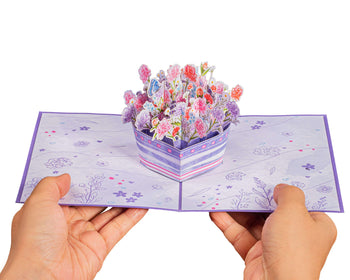 Flowers Pop Up Card -  Pop of Art