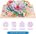Floral Bliss 3D Pop Up Card - 8" x 6"
