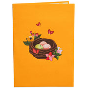 Bird Nest Pop Up Card - Pop of Art