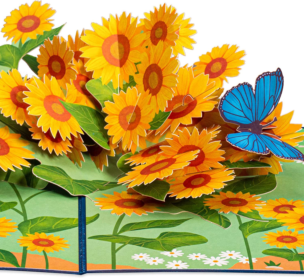 Sunflowers Pop Up Card