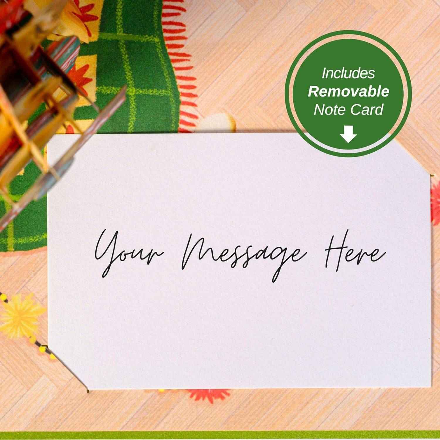 Golden Retriever Pop Up Christmas Card