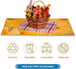 Fall Flower Basket Frndly Pop Up Card