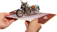 Thumbnail for Motorcycle Pop Up Father's Day Card