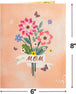 Bloom and Butterfly Pop Up Card - 8"x6"