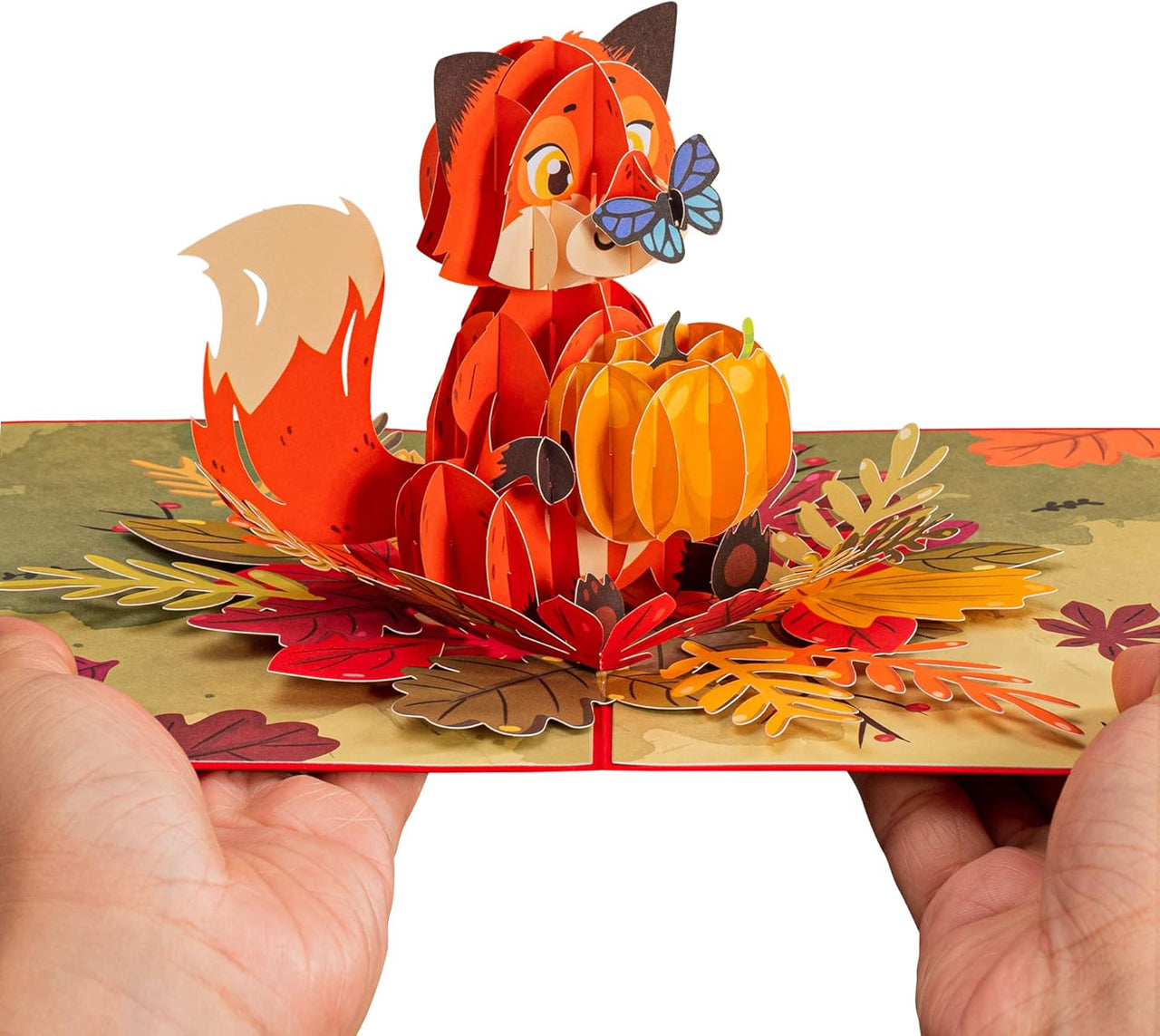 Fall Fox Pop Up Card