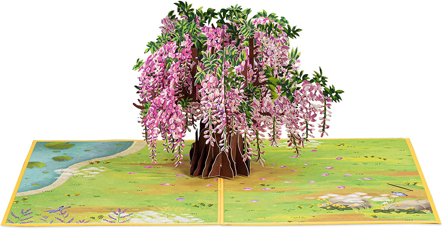 Wisteria Pop Up Card - Pop of Art