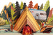 Camping Pop Up Card