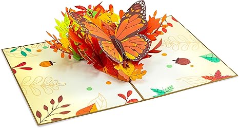 Fall Butterfly Pop Up Card