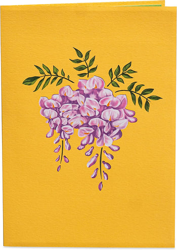 Wisteria Pop Up Card - Pop of Art