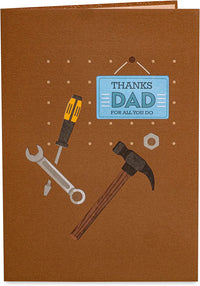 Thumbnail for #1 Dad Toolbox Pop Up Card