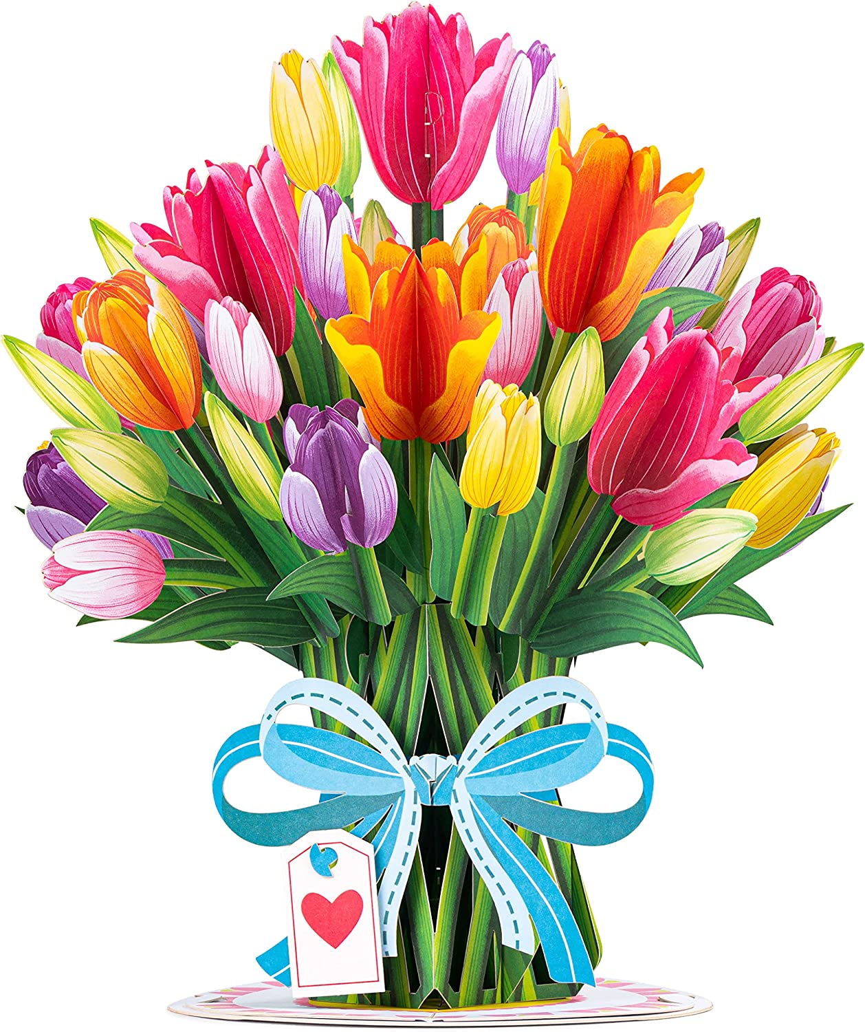 Festive Tulips Pop Up Bouquet