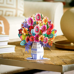 HugePop Exotica Flower Bouquet Pop Up With Detachable Flowers