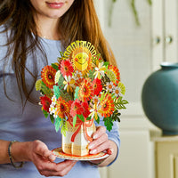 Thumbnail for HugePop Happy Flower Bouquet Pop Up, With Detachable Flowers