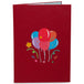 Happy Birthday Balloons Pop Up Card