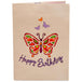 Birthday Butterfly Pop Up Card