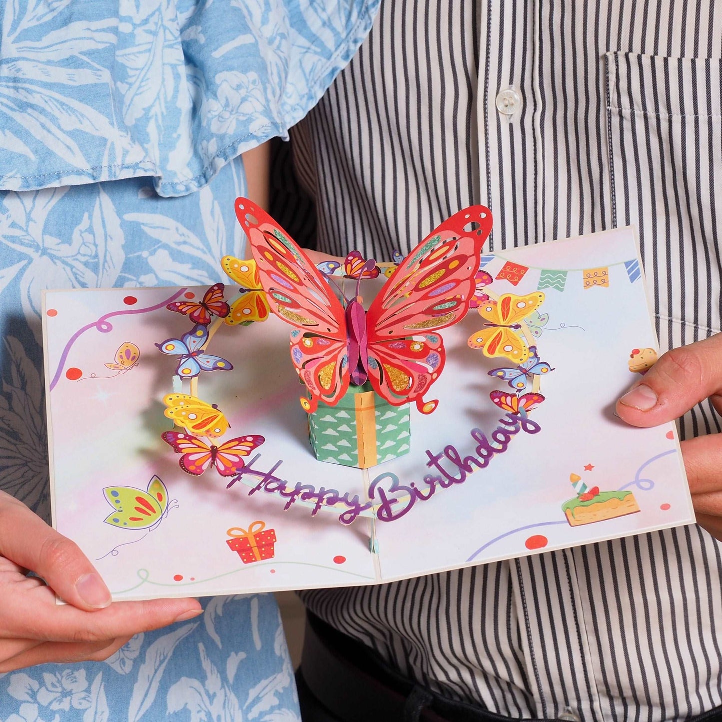 Birthday Butterfly Pop Up Card